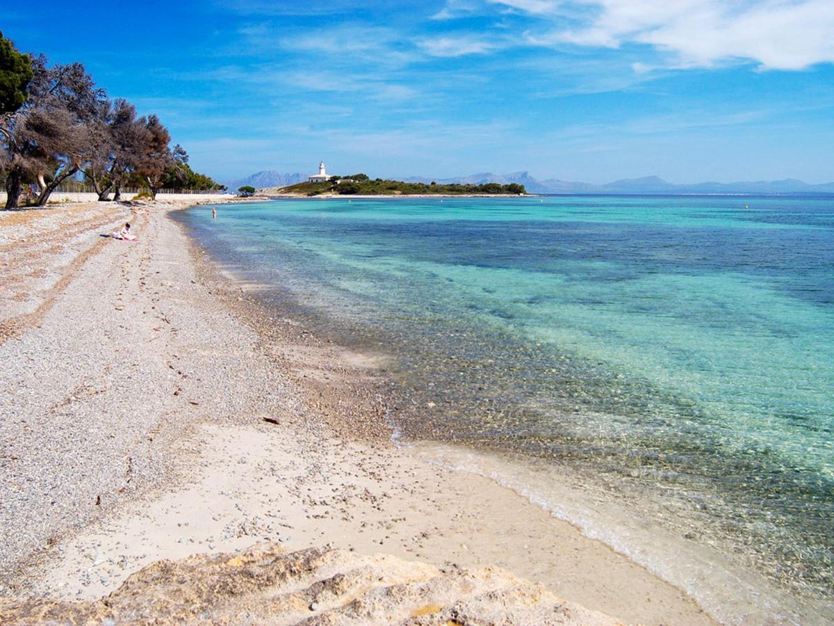 Alcanada Torre Mayor, Solo 50 Metros Del Mar Alcudia  Ngoại thất bức ảnh