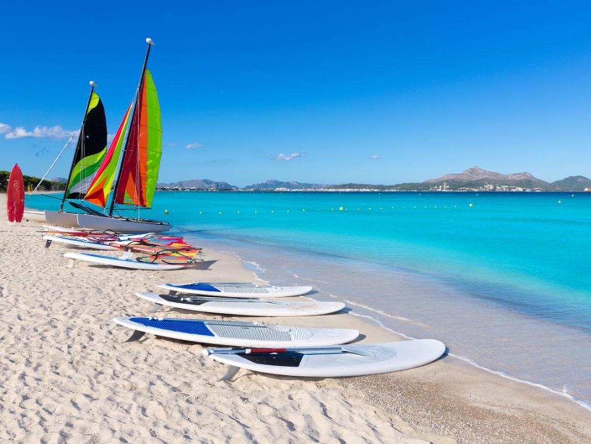 Alcanada Torre Mayor, Solo 50 Metros Del Mar Alcudia  Ngoại thất bức ảnh
